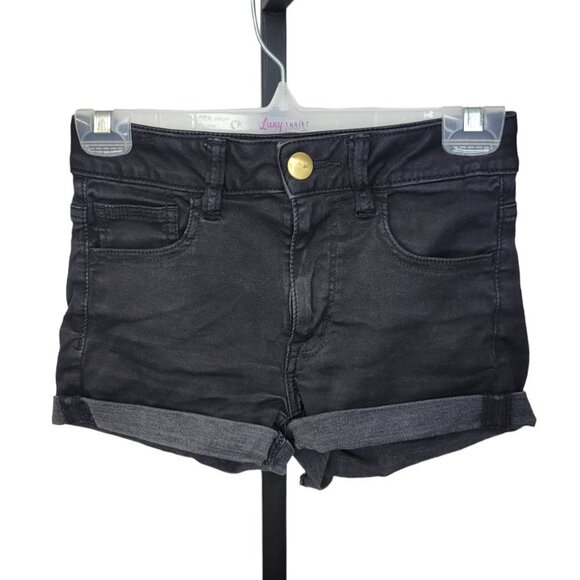 American eagle high rise  shortie denim shorts - Picture 1 of 4